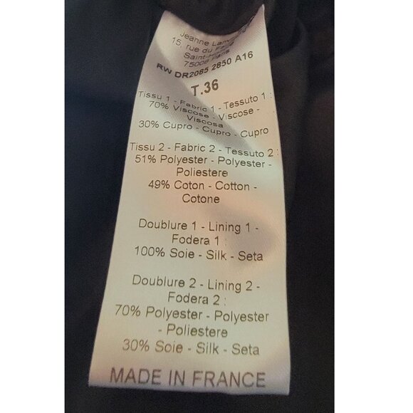 Lanvin Strapless Gown-Velvet Bodice & Draped Skirt Wine/Black Size 36 / US 4 - Picture 7 of 8